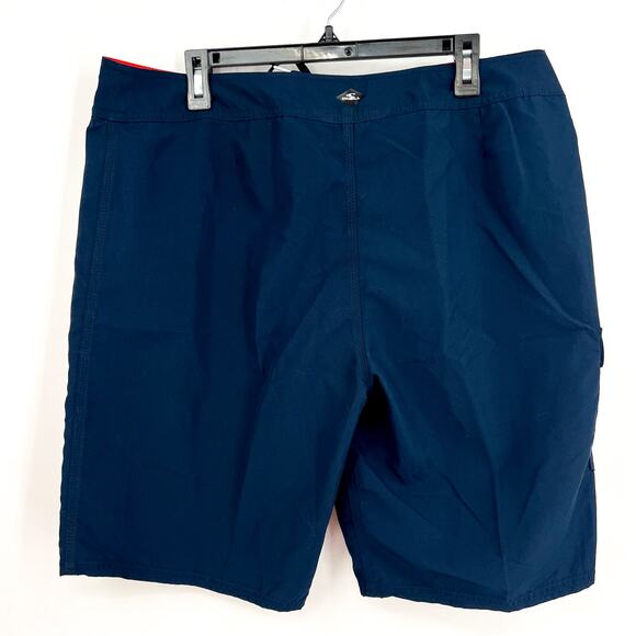 O'NEILL Mens Santa Cruz Solid 2.0 Boardshorts Size 36 LARGE Midnight Blue NWOT - Picture 6 of 10